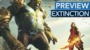 Extinction - Preview-Gameplay & Fazit: Kleiner Mann schlÃ¤gt groÃe KÃ¶pfe ab