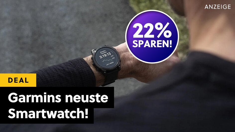 Teaserbild für Die neueste Smartwatch von Garmin kann fast alles, was euer Handy auch kann und sie ist gerade richtig günstig zu haben!