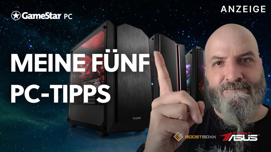 Teaserbild für Fünf Gaming-PC-Empfehlungen vom Einsteiger bis zum Gaming-Enthusiasten