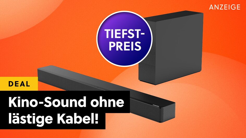 Teaserbild für Von den Machern spitzenmäßiger Preis-Leistungs-TVs auf Amazon kommt jetzt die beste Soundbar für unter 110€!