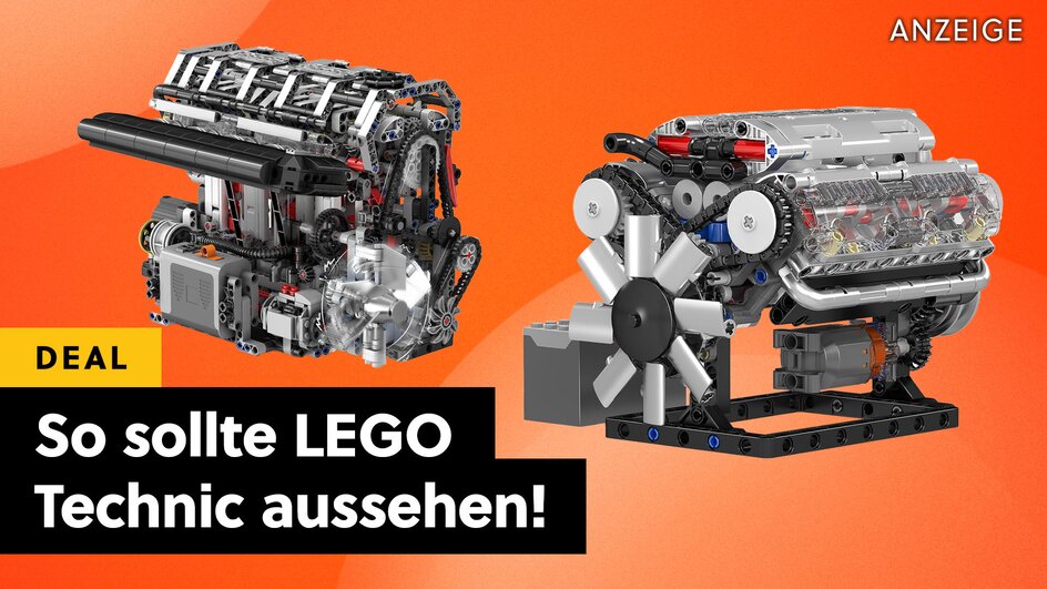 Teaserbild für V8-Block oder Reihen-Vierzylinder zum Nachbauen: So sollte LEGO Technic aussehen!