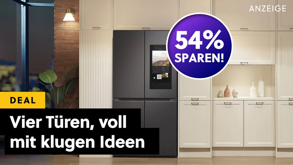 Teaserbild für Samsung hat den Kühlschrank meiner Träume zur Realität gemacht und Amazon knallt ihn zum halben Preis raus!