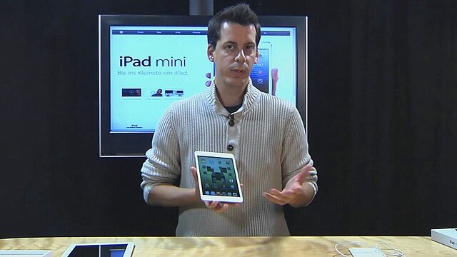 Apple iPad Mini - Video: Boxenstopp und Vergleich mit Nexus 7