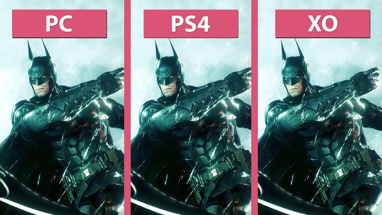 Batman: Arkham Knight - PC, PS4 und Xbox One im Grafikvergleich