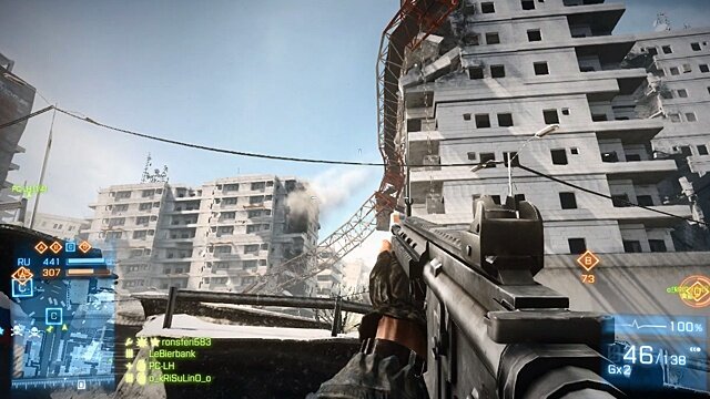 Battlefield 3: Aftermath - Gameplay zur neuen Map Epizentrum (PS3-Version)