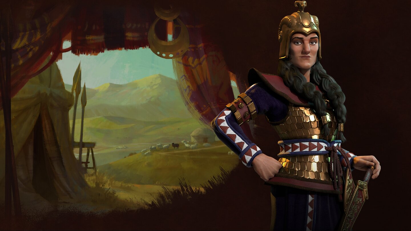Civilization 6 - Trailer: Die skythischen Reiterhorden von Königin Tomyris beherrschen die Steppe