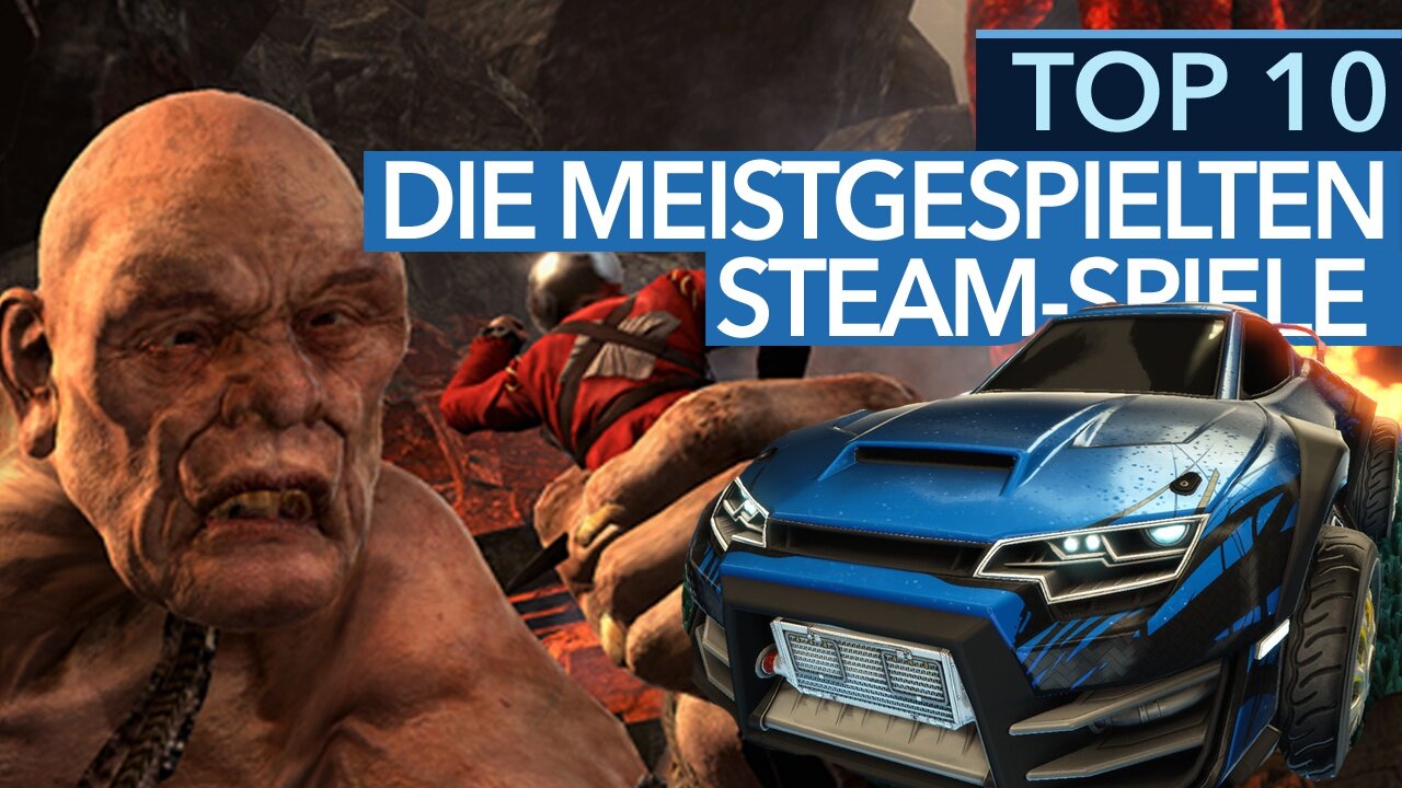 Die 10 meistgespielten Steam-Spiele - Video: Erstaunliche »Player Peaks« bei Steam