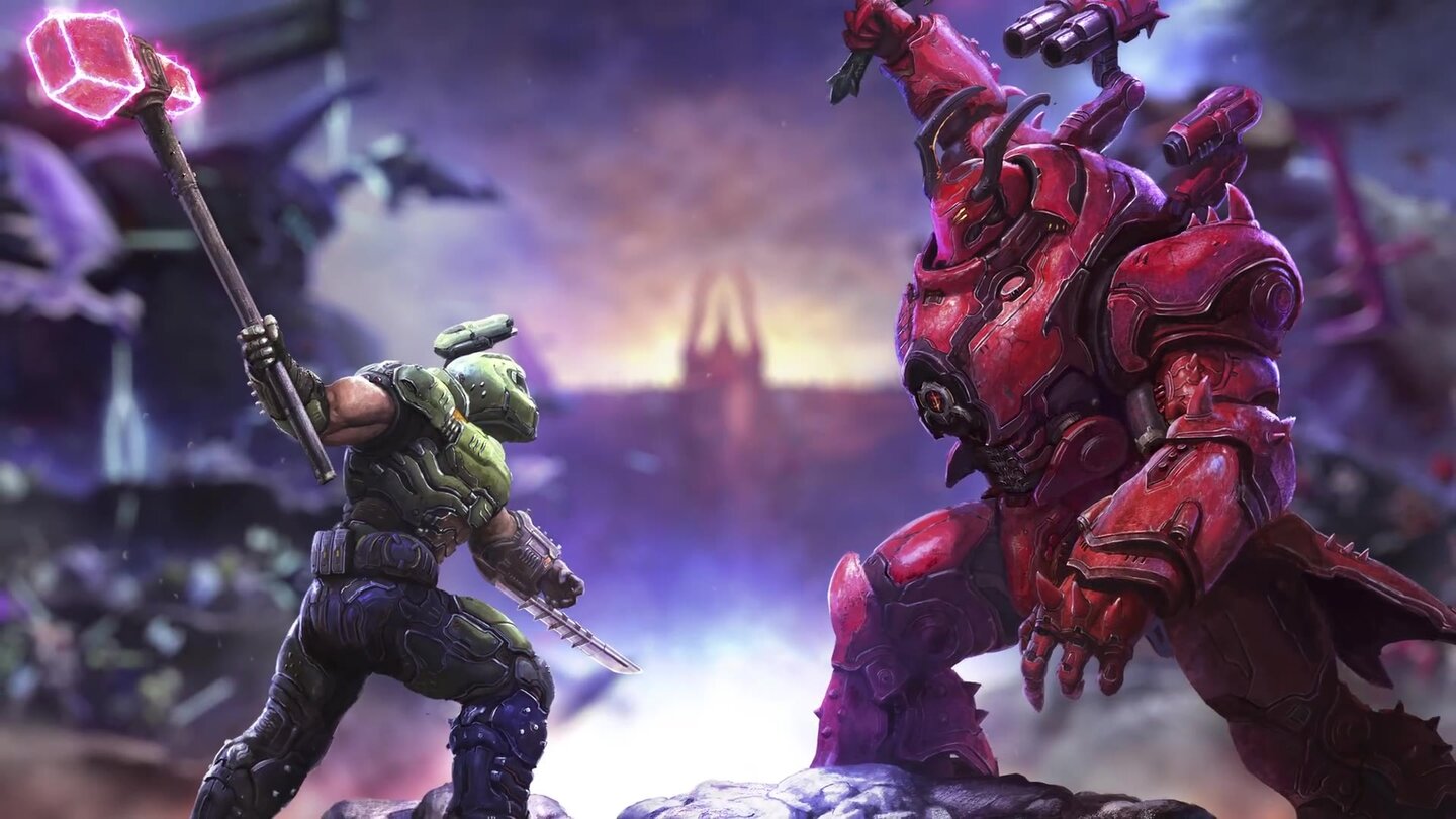 Doom Eternal: Im Teaser zum DLC-Finale rücken gigantische Mechs an