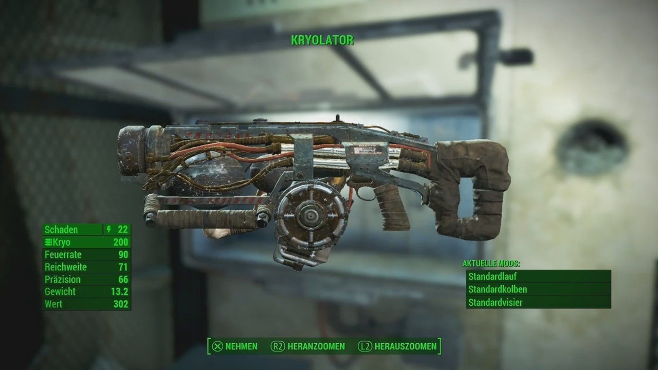 Fallout 4 - Guide: So findet ihr die Eiswaffe Kryolator