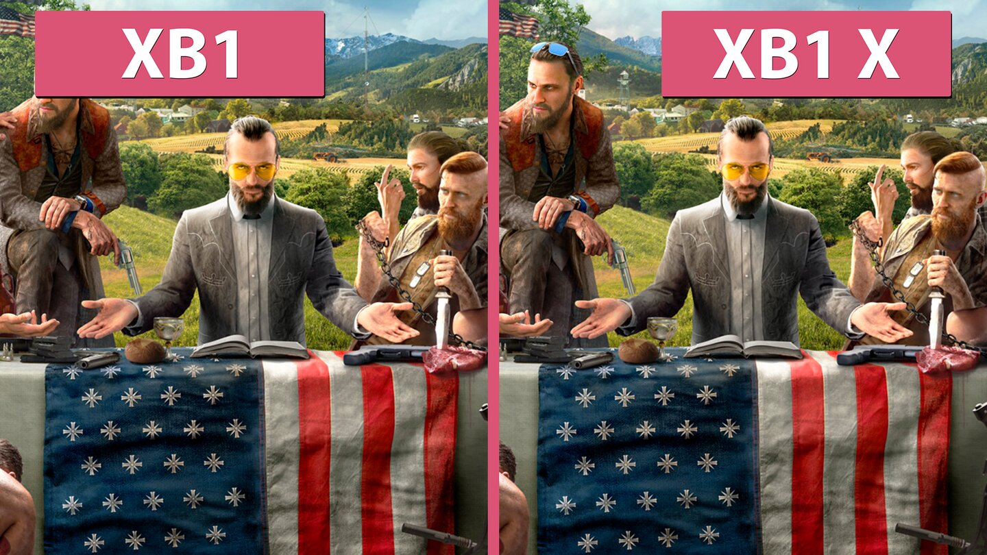 Far Cry 5 - Xbox One vs. Xbox One X im Grafikvergleich