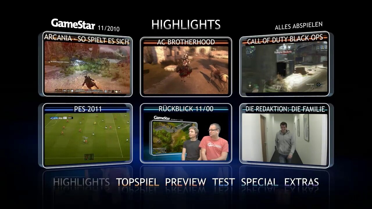 Video-Highlights 112010 - Die Highlights der GameStar-DVD