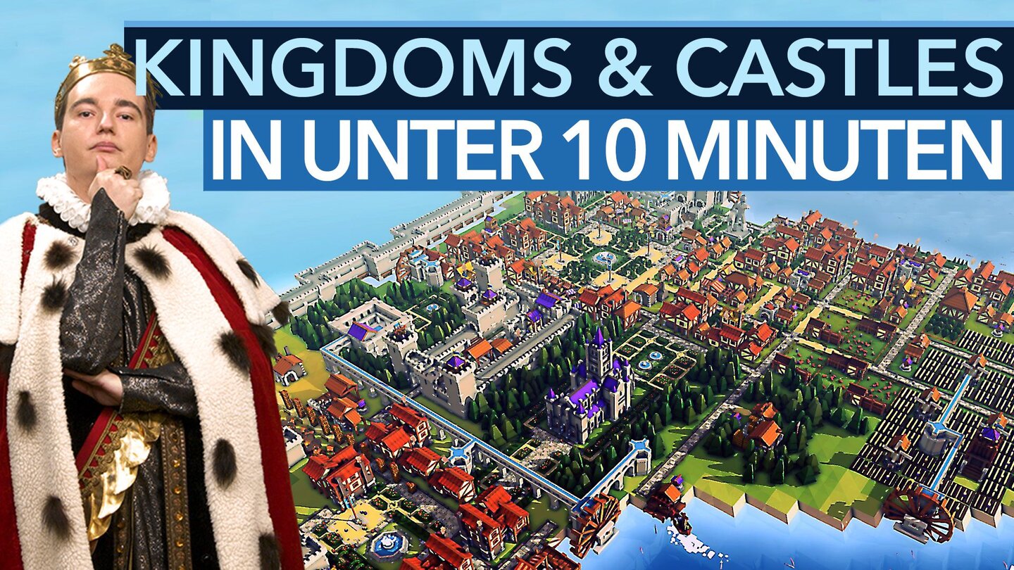 Kingdoms and Castles - Test-Video zum mittelalterlichen Aufbau-Spiel