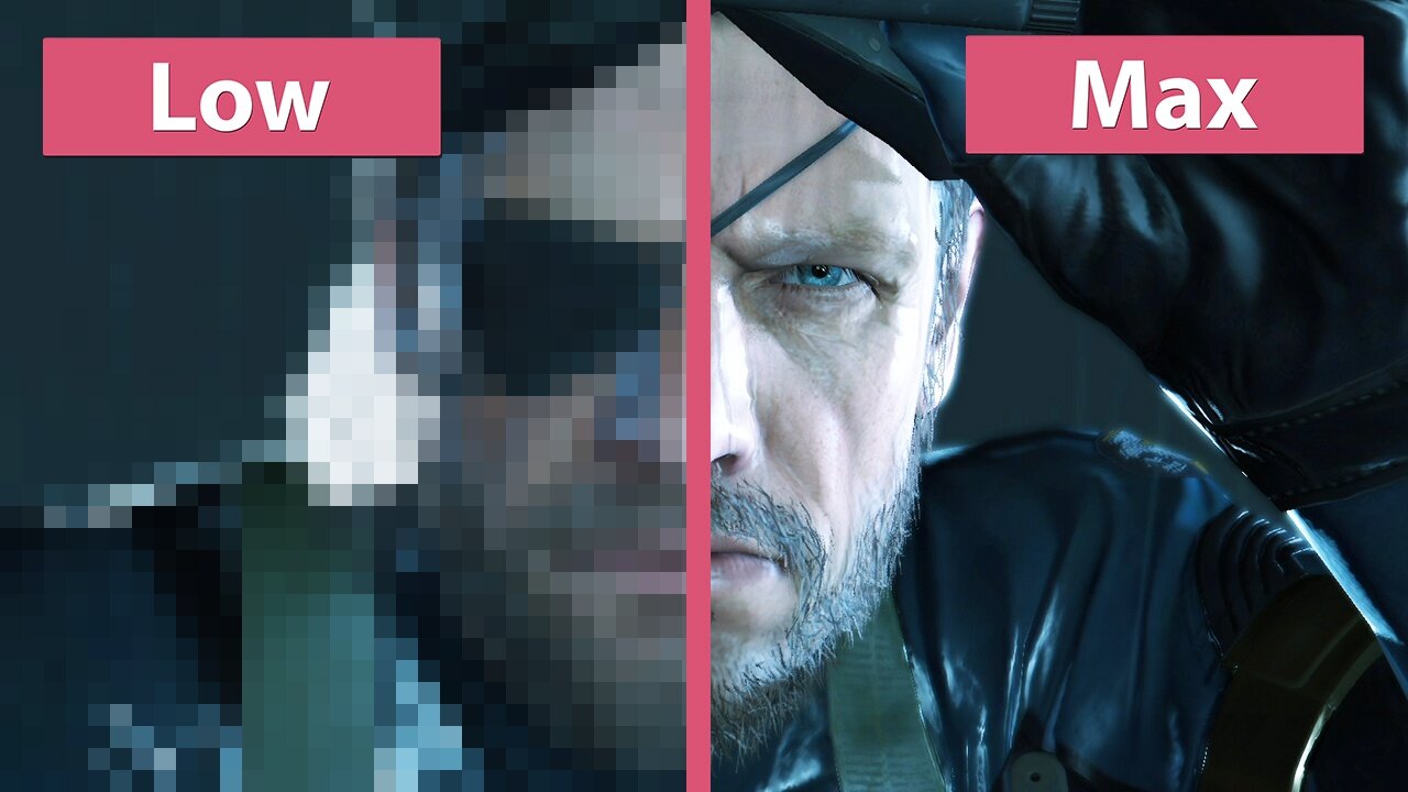 Metal Gear Solid 5: Ground Zeroes - Grafikvergleich: niedrige gegen maximale Grafikeinstellungen