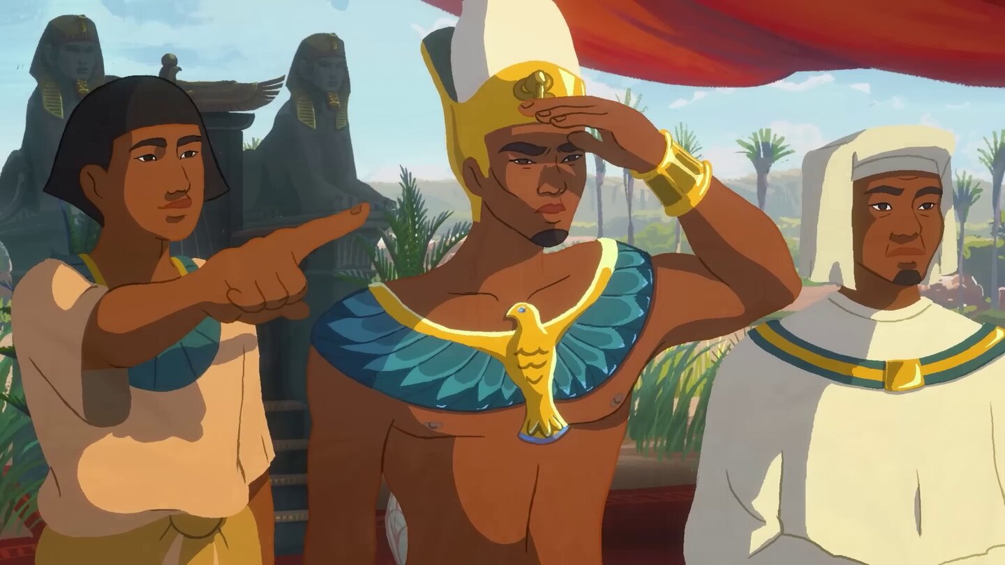Pharao: A New Era erklärt in 8 Gameplay-Minuten die Besonderheiten des Aufbauspiels