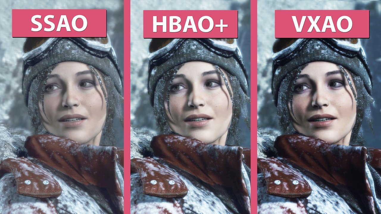Rise of the Tomb Raider - Neue Grafik-Option VXAO im Vergleich zu HBAO+ und SSAO