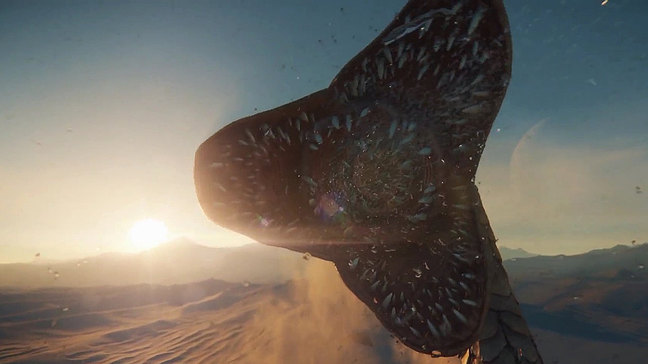 Star Citizen - Planetenlandung auf der CitizenCon zeigt riesigen Sandwurm