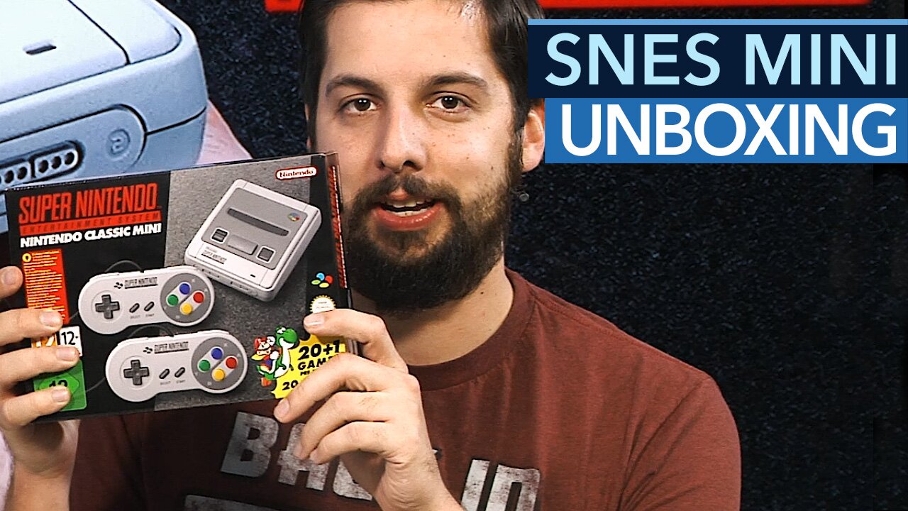 Super Nintendo Classic Mini - Unboxing-Video zum SNES Mini