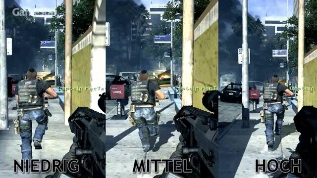 Modern Warfare 2 - Technik-Video vergleicht PC-Details