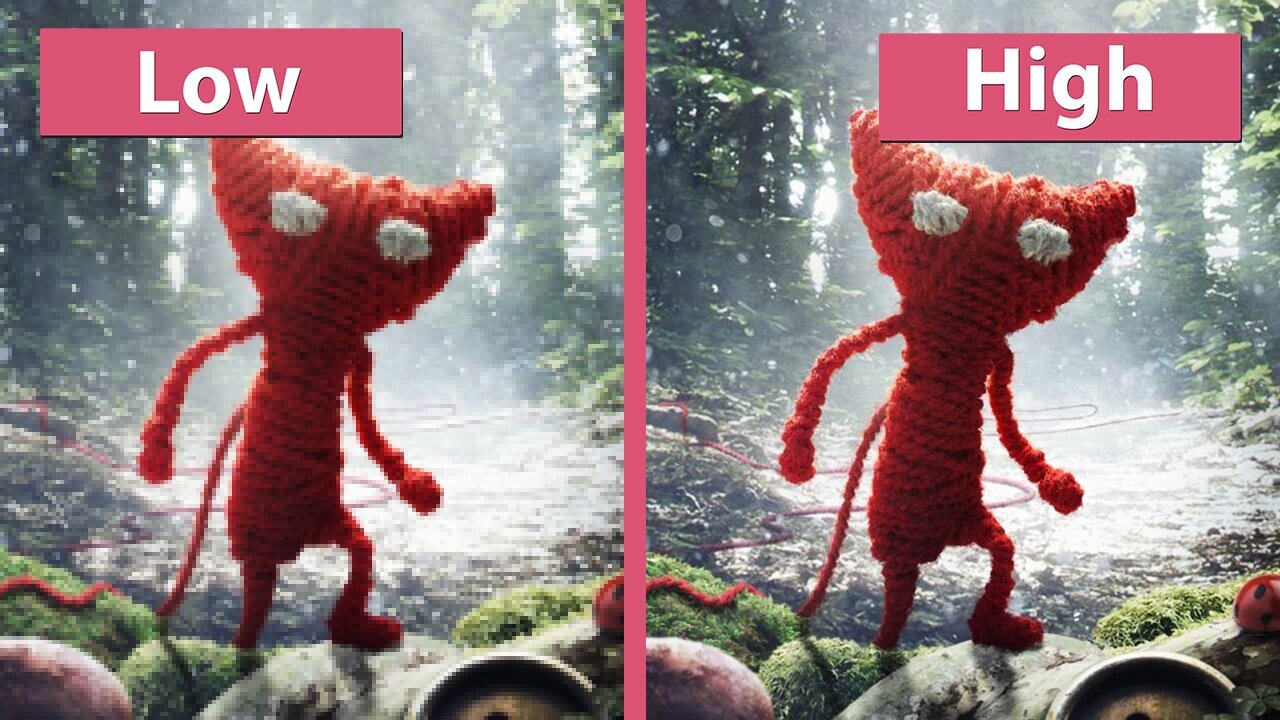 Unravel - Alle Detailstufen auf dem PC im Vergleich