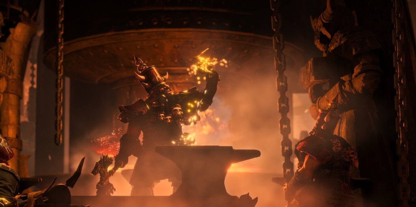 Warhammer 3: Wir verteidigen die Schwarze Festung der Chaoszwerge gegen ihre Brüder