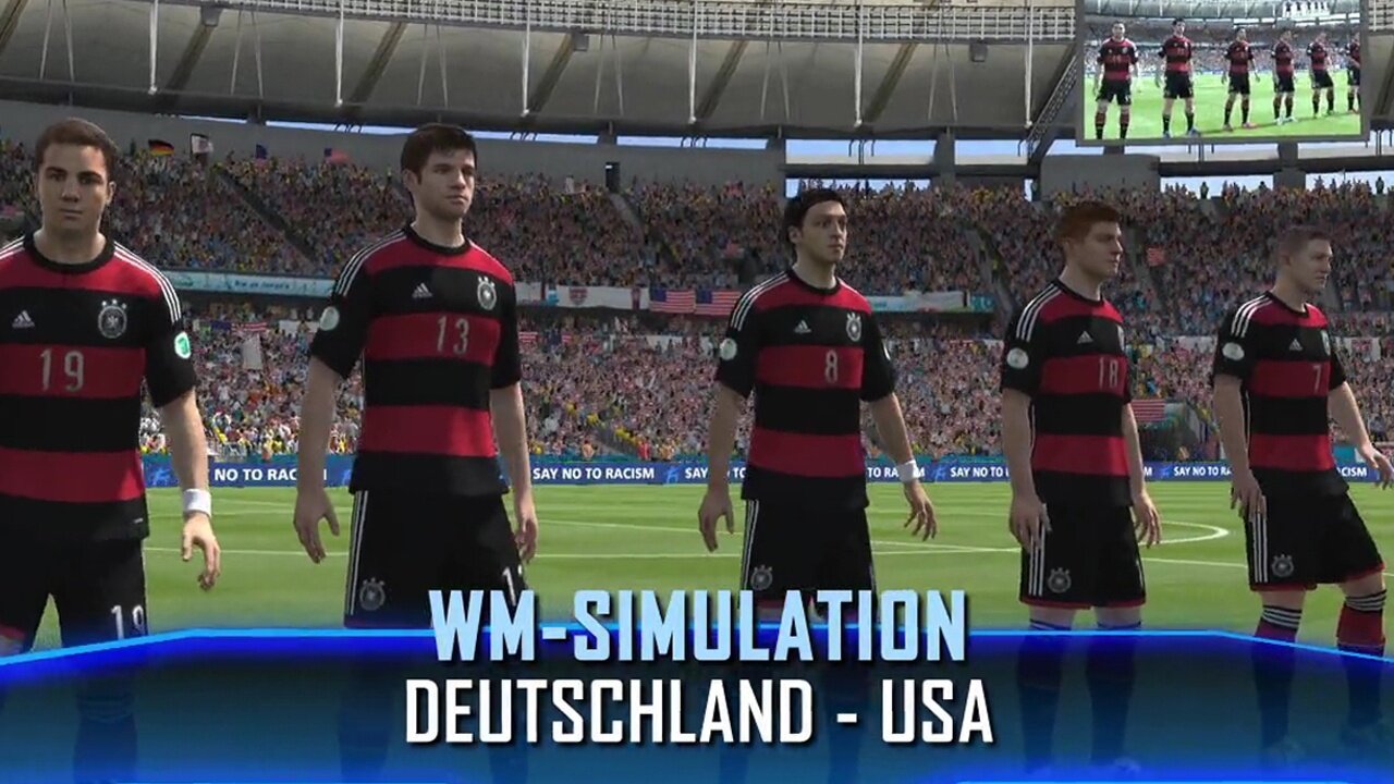 WM 2014 - Simulation - Deutschland gegen USA