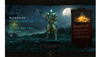 Diablo 3 Beta-PlaythroughFünf Klassen sind in der Beta verfügbar, hier sehen Sie den Barbar. Ob Sie einen weiblichen oder männlichen Helden wählen ist reine Geschmackssache und hat keine Auswirkungen auf das Spiel. Möglichkeiten zur optischen Anpassung des Charakters gibt es leider nicht.