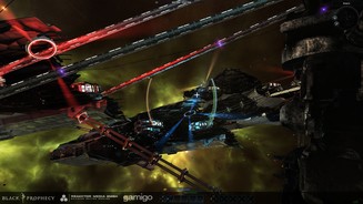 Black ProphecyScreenshots zu »Episode 1: Inferno in Tulima«, der ersten Erweiterung für das kostenlos spielbare Weltraum-MMO Black Prophecy, die ab Anfang Juli 2011 verfügbar ist.