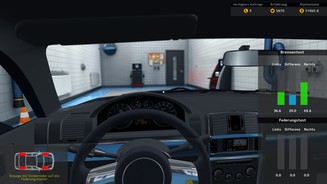 Car Mechanic Simulator 2015Auf dem Diagnose-Pfad überprüfen wir komfortabel die Federung und die Bremsen, ohne sie ausbauen zu müssen.