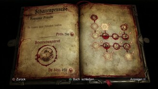 Castlevania: Lords of Shadow 2Gegner erledigen zahlt sich aus, denn für die Erfahrungspunkte bauen wir im Upgrade-Menü unsere Waffen aus und erlernen neue Kombos.