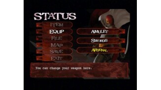 Characters status screen (Lucia disc).