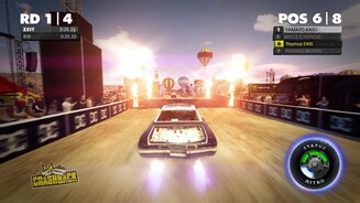 DiRT ShowdownNachbrenner: Die Boost-Funktion ist neu in der Dirt-Serie, steht Showdown aber sehr gut.