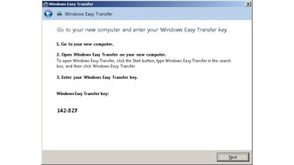 Easy Transfer unter Windows XP - starten und Netzwerkübertragung auswählen