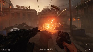 Wolfenstein 2 - Explosionen