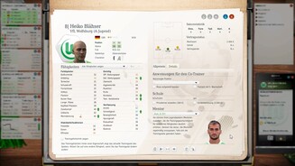 Fussball Manager 13Wenn wir einem jungen Spieler passend zu seinem jeweiligen Trainingsziel einen Profi zuweisen, verbessern wir die Entwicklungsschancen des Talents.