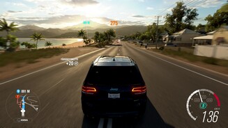 Forza Horizon 3Wunderschön: Der Himmel im Zusammenspiel mit der virtuellen Sonne sorgt immer wieder für herrlichen Momente wie diesen hier.