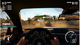 Forza Horizon 3Mehr Rennfahreratmosphäre kriegt man durch Zuschalten der Cockpit-Ansicht.