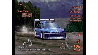 Gran Turismo 2. Its not just for pavement anymore. Taking a modified car out for a rally race.