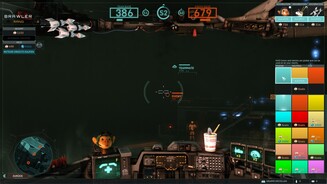 HawkenKostenpflichtige Spielerei: Fürs Cockpit gibt’s den Wackel-Affen und Nudelbecher, fürs HUD psychedelische Farben. Wer’s braucht...