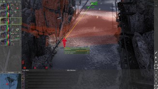 Jagged Alliance: Back in Action - Screenshots aus dem Kontrollbesuch zu Version 1.13Praktisch: Farblich markierte Schusslinien zeigen die optimale Distanz.