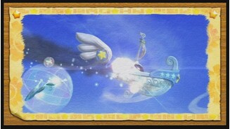 Kirbys Adventure WiiAuf seiner Reise muss der Bruchpilot auf Kirbys Planet Pop zwischenlanden und die verlorenen Schiffsteile wieder einsammeln.