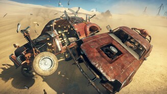 Mad MaxDie Auto-Action ist hübsch brachial inszeniert, sogar kleinste Teile spritzen bei Crashes weg.