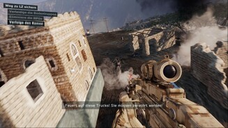 Medal of Honor: WarfighterMunitionsprobleme gibt es in Warfighter nie. In dieser Sequenz dürfen wir sogar endlos lange ballern.