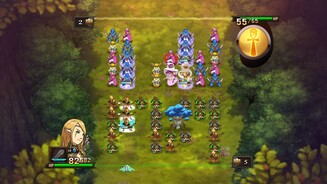 Might + Magic: Clash of Heroes HDZum größten Teil wird in Clash of Heroes gekämpft. Die Gefechte spielen sich taktisch und erinnern an das Knobelspiel Bejeweled.