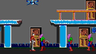 Rolling Thunder-Reihe (ab 1986)In den Sidescrollern der Rolling Thunder-Reihe – der erste Teil erscheint 1986 für Spielautomaten und in den Folgejahren für den C64, Atari, Amiga und das NES – kämpft sich der Spieler als futuristischer Geheimagent durch Horden von maskierten Schergen. Seine wichtigsten Verbündeten sind Pistole, Sturmgewehr und Türen, hinter die er sich bei Beschuss zurückziehen kann.