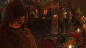 Shadow of the Tomb RaiderAm Tag der Toten verfolgt Lara Doktor Dominguez in Mexiko.
