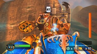 Skylanders: Giants(360) Die Conquertronroboter sind Relikte aus der Zeit vor 10 000 Jahren.