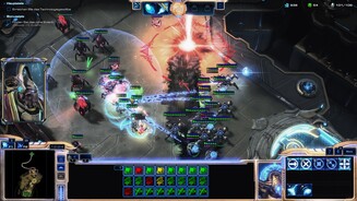 Starcraft 2: Legacy of the VoidDer rote Laser bewegt sich unaufhaltsam auf unser Missionsziel zu, wir müssen es vor ihm erreichen.