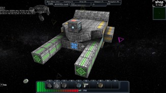 StarMadeDer zweite Versuch: Raumschiff GameStar (Version 2) wirkt bereits etwas durchdachter...