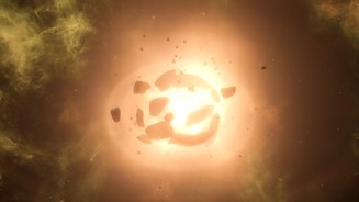 Stellaris: ApocalypseNatürlich können wir in bester Todesstern-Manier den Planeten auch einfach sprengen.