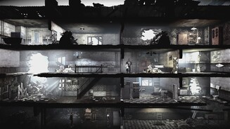 This War of Mine: The Little OnesZu Beginn hausen wir in einer löchrigen Ruine, die wir erst einmal wohnlich machen müssen.